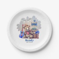 Little Cowboy Bear Baby Shower Country Thema