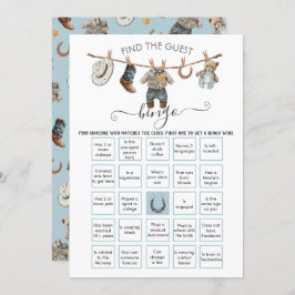 Little Cowboy Clothesline Finden Sie den Gast BING Einladung