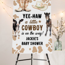 Little Cowboy Rodeo Baby Dusche