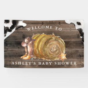 Little Cowboy   Western Baby Dusche Empfang Banner
