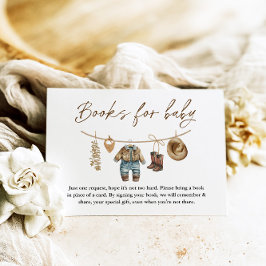 Little Cowboy, Wild West Rodeo Bücher für Baby Begleitkarte