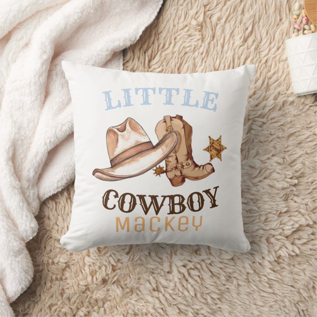 Little Cowboy's First Rodeo Wild West Kissen (Decke)