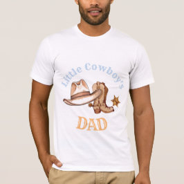 Little Cowboys Papa First Rodeo Geburtstagsparty T-Shirt