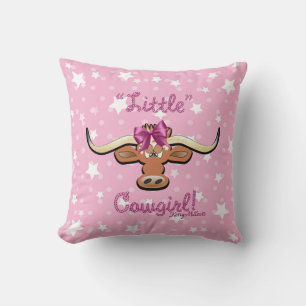 Little Cowgirl Throw Kissen