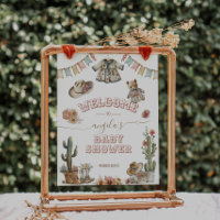 Little Cowgirl Wild West Boho Baby Girl Dusche