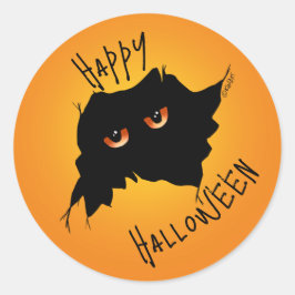 Little Creeper Halloween Runder Aufkleber