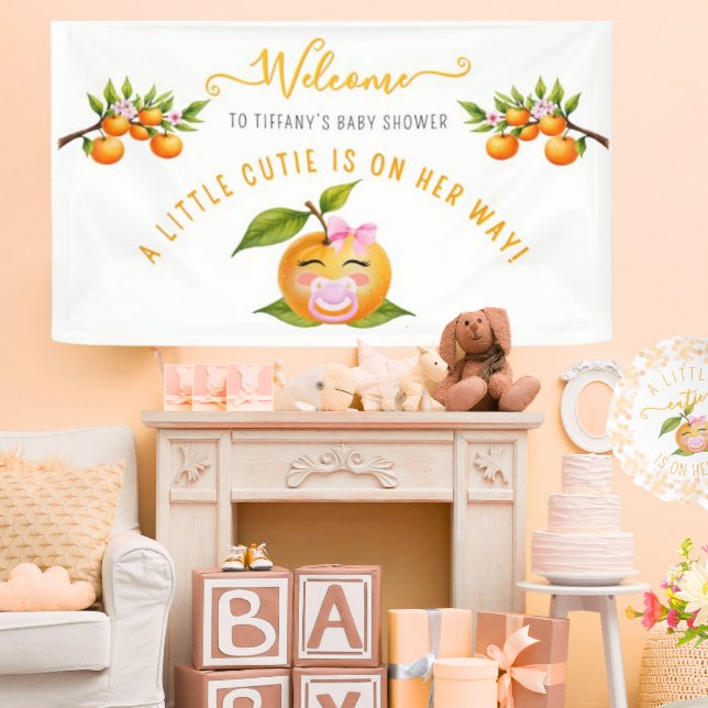 Little Cutie Baby Shower Banner (Von Creator hochgeladen)