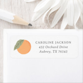 Little Cutie Citrus Return Address Label