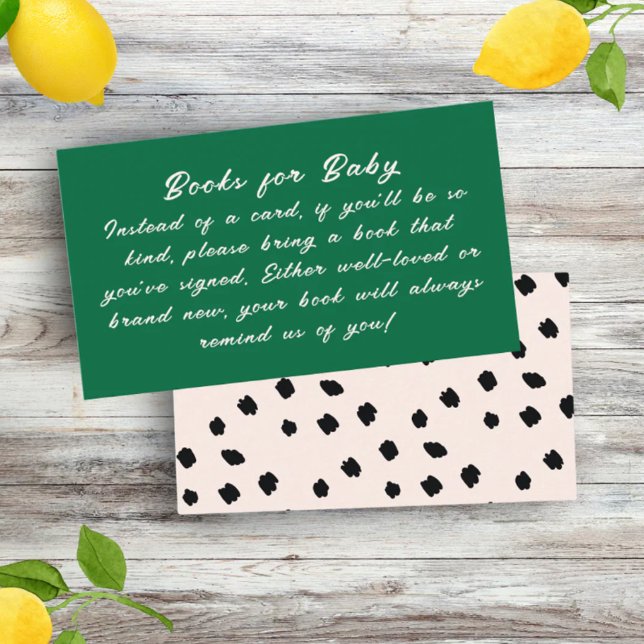 Little cutie on the way Lemon books for baby Begleitkarte (Von Creator hochgeladen)