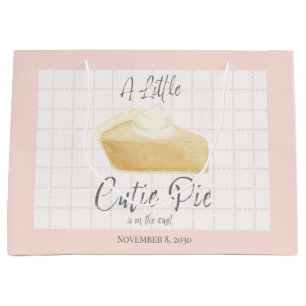 Little Cutie Pie Girl Baby Shower Geschenktüte