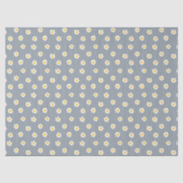 Little Daisies - dusty steel gray Seidenpapier