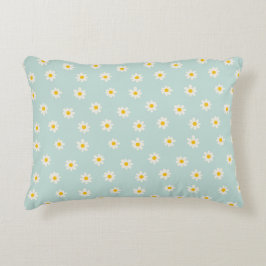 Little Daisies - soft teal Dekokissen