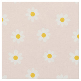 Little Daisies - weiche Aprikose Stoff