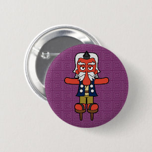 Little Daitengu Yokai Button
