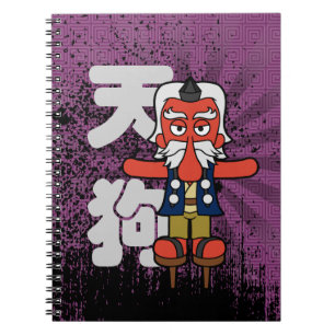 Little Daitengu Yokai Grunge Notizblock