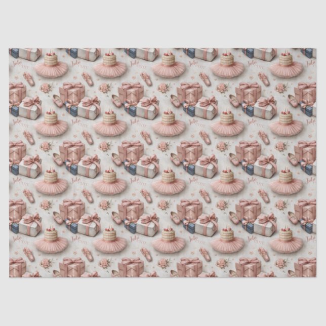 Little Dancer’s Tutu and Ballet Slipper  Seidenpapier (Vorderseite)