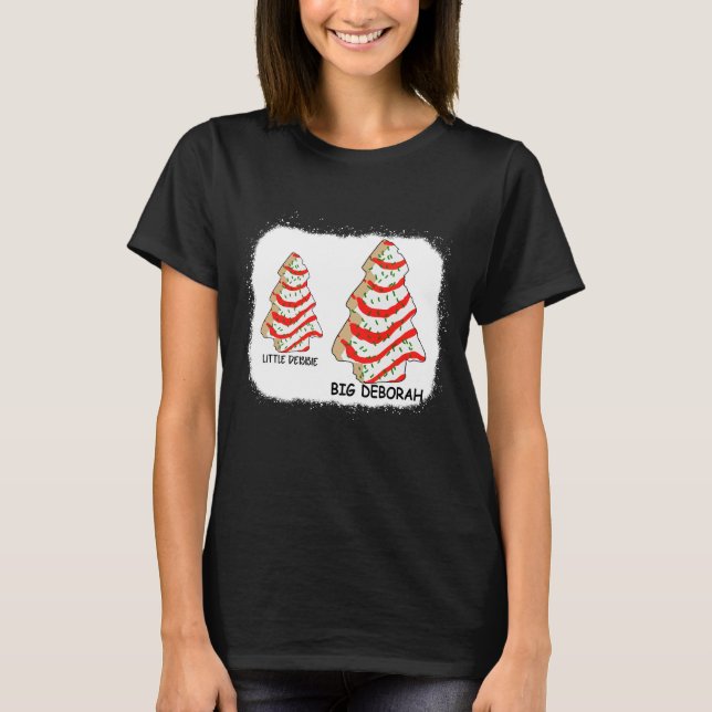 Little Debbie Big Deborah Weihnachtsbaumkuchen T-Shirt (Vorderseite)