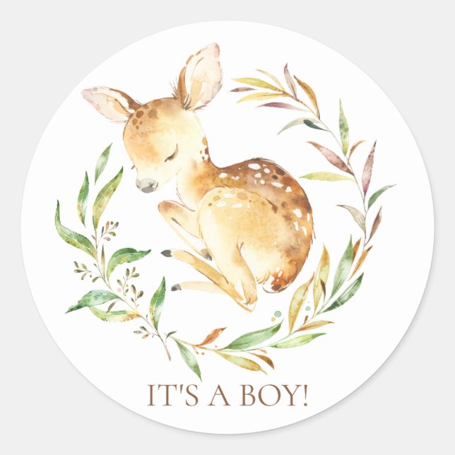 Little Dee It's a Boy Fevor Sticker (Vorderseite)