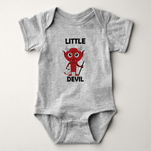 Little Devil - Baby Jersey Bodysuit Baby Strampler