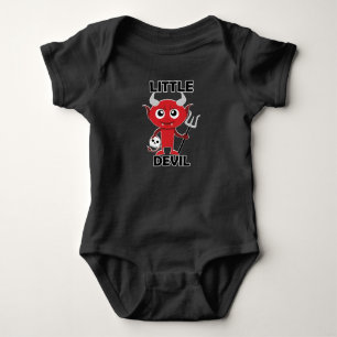 Little Devil - Baby Jersey Bodysuit Strampler