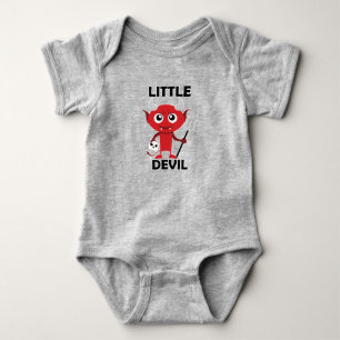 Little Devil - Baby Jersey Bodysuit Strampler