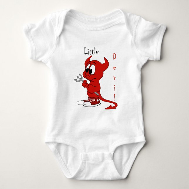 "Little devil" Baby Strampler (Vorderseite)