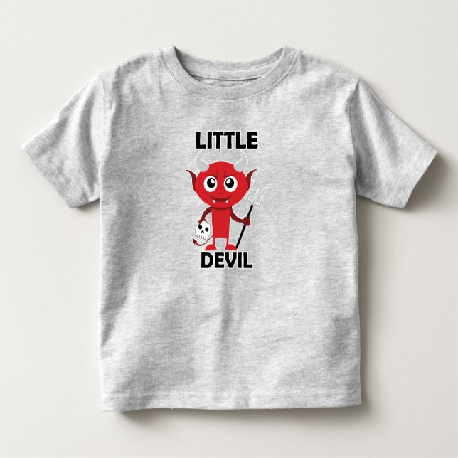 Little Devil - Kleinkind Fine Jersey T - Shirt (Vorderseite)