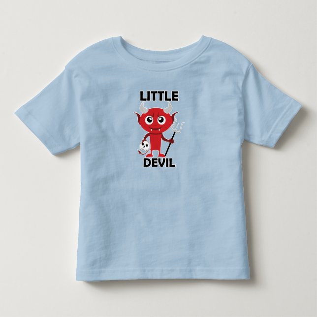 Little Devil - Kleinkind Fine Jersey T - Shirt (Vorderseite)