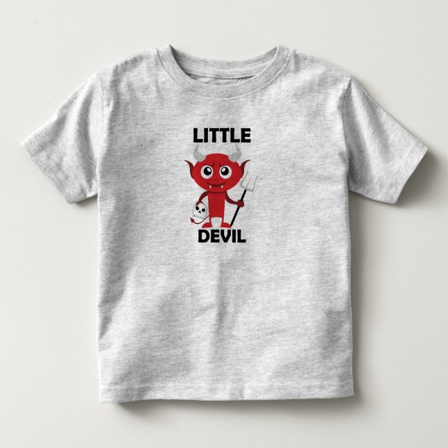 Little Devil - Kleinkind Fine Jersey T - Shirt  (Vorderseite)