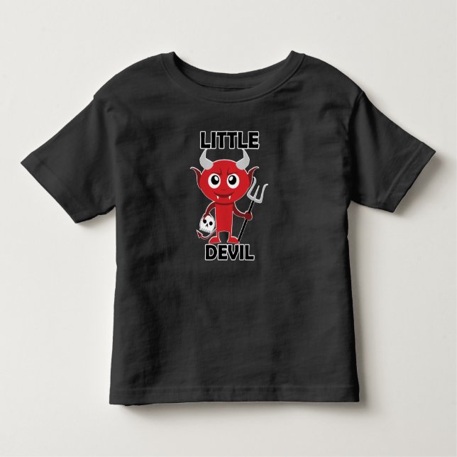Little Devil - Kleinkind Fine Jersey T - Shirt (Vorderseite)