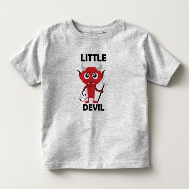 Little Devil - Kleinkind Fine Jersey T - Shirt (Vorderseite)