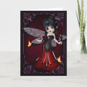 Little Devil Ladybug Design 1 Grußkarte Karte