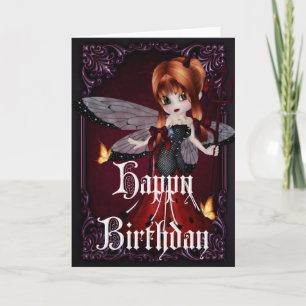 Little Devil Ladybug Design 3b Happy Birthday Card Karte