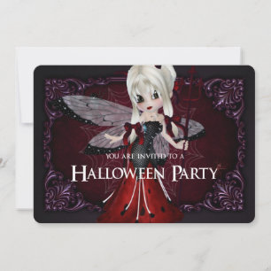 Little Devil Ladybug Fantasy Halloween 2 Einladung