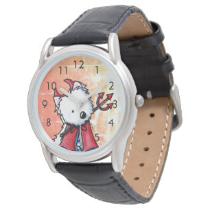 Little Devil Red WESTIE Watch Armbanduhr