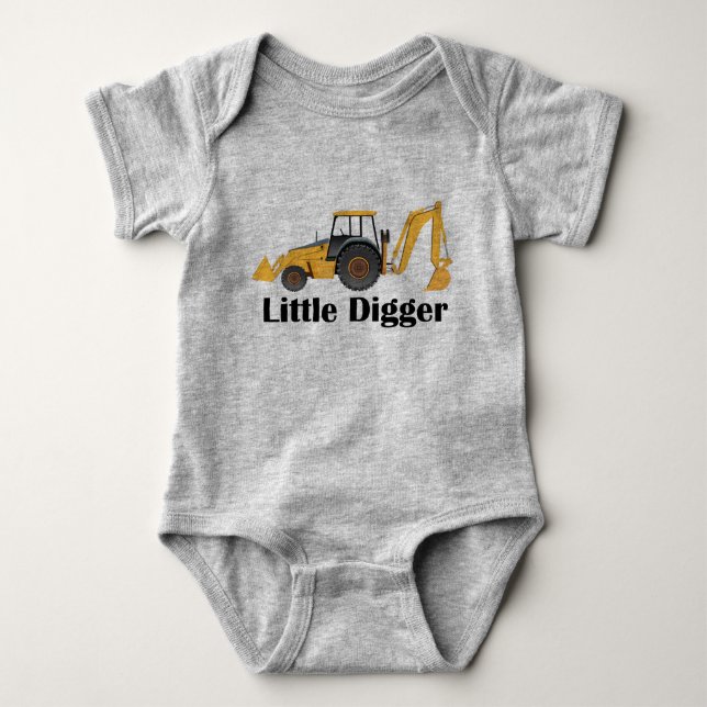 Little Digger - Baby Jersey Bodysuit Strampler (Vorderseite)