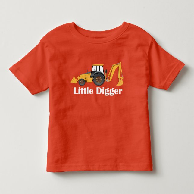 Little Digger - Kleinkind Fine Jersey T - Shirt  (Vorderseite)