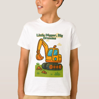 Little Digger T - Shirt für Kinder - Niedlicher Ca
