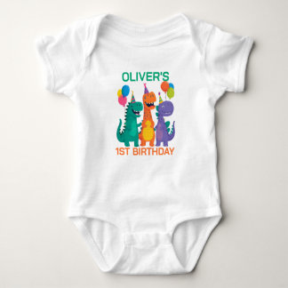 Little Dino 1. Geburtstag Baby Strampler