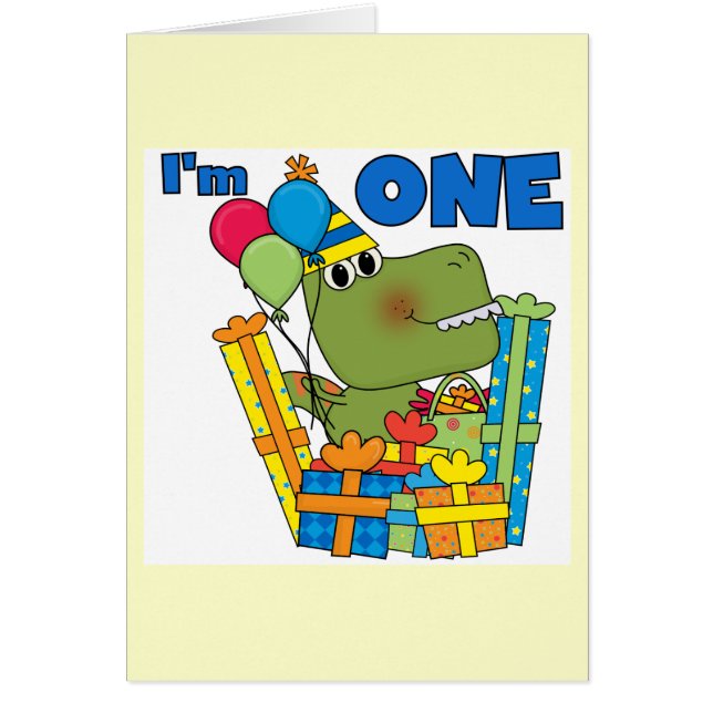 Little Dino 1. Geburtstag T Shirts und Geschenke (Vorne)