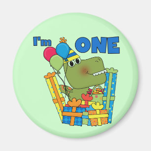 Little Dino 1. Geburtstag T Shirts und Geschenke Magnet