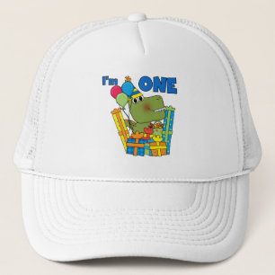 Little Dino 1. Geburtstag T Shirts und Geschenke Truckerkappe