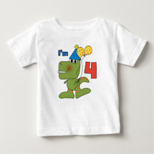 Little Dino 4. Geburtstag Tshirts und Geschenke
