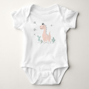 Little Dino Delight Baby Strampler