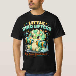 Little Dino Lifters 8KG | Kleine Arme, große Ziele T-Shirt
