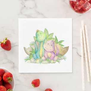 Little Dino Napkins Serviette
