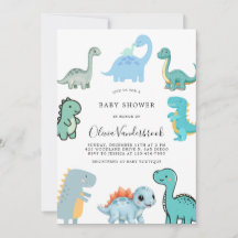 Little Dinosaur Cute Baby Shower