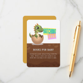 Little Dinosaur Hatching Soon Begleitkarte