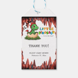 Little Dinosaur Is on the Way Geschenkanhänger