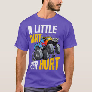 Little Dirt verletzte Shirt Monster Truck Car Bir